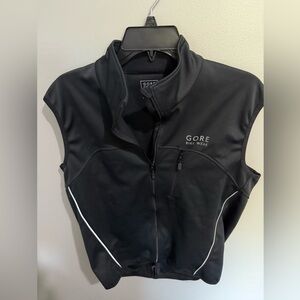 Gore Windstopper Vest Women's‎ Large Black Full Zip Bike Wear Cycling Stretch